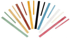 Value Collection - 600 Grit Ceramic Rectangular Polishing Stone - Super Fine Grade, 15/64" Wide x 4" Long x 1/32" Thick - Eagle Tool & Supply