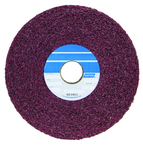 8 x 2 x 3" - Medium Grit - 5AM - Aluminum Oxide - Bear-Tex Convolute Non-Woven Wheel - Eagle Tool & Supply