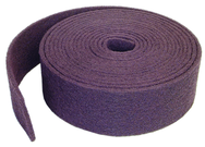 4'' x 30 ft. - Maroon - Aluminum Oxide Very Fine Grit - Bear-Tex Clean & Blend Roll - Eagle Tool & Supply