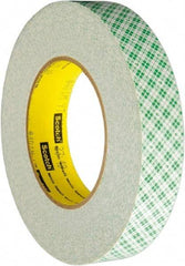 3M - 2" x 36 Yd Rubber Adhesive Double Sided Tape - 9 mil Thick, Paper Liner, Series 401M - Eagle Tool & Supply
