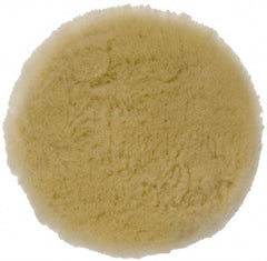 Porter-Cable - 6" Diam Wool Bonnet Pad - Hook & Loop Attachment - Eagle Tool & Supply