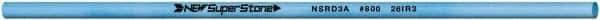 Value Collection - Round Ceramic Finishing Stick - 50mm Long x 3.175mm Wide, 800 Grit - Eagle Tool & Supply