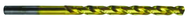 13/64 Dia. - Cobalt Taper Length Drill - 130° Split Point - TiN - Eagle Tool & Supply