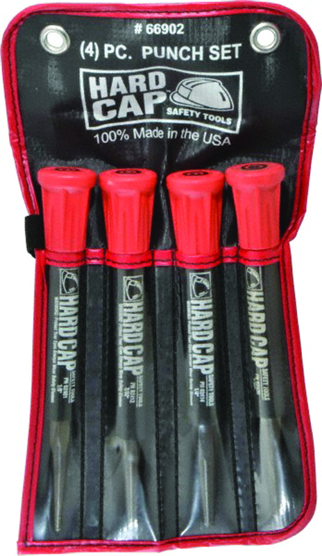 4 Piece Hardcap Punch Set - Eagle Tool & Supply