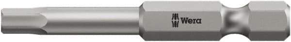 Wera - 1/4" Hex Bit - 1/4" Hex Drive, 3-1/2" OAL - Eagle Tool & Supply