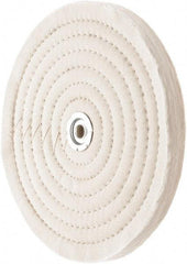 Value Collection - 10" Diam x 3/4" Thick Unmounted Buffing Wheel - 60 Ply, Polishing, 1" Arbor Hole, Medium Density - Eagle Tool & Supply
