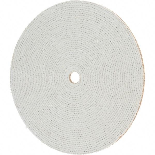 Value Collection - 16" Diam x 1/4" Thick Unmounted Buffing Wheel - 20 Ply, Polishing, 1-1/4" Arbor Hole, Hard Density - Eagle Tool & Supply