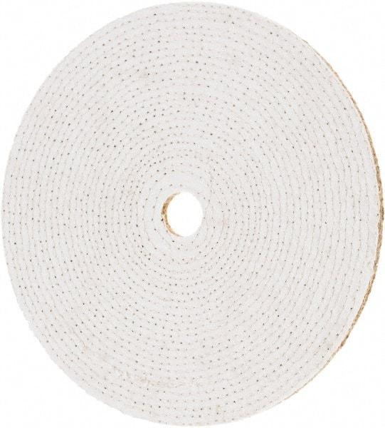 Value Collection - 12" Diam x 1/4" Thick Unmounted Buffing Wheel - 20 Ply, Polishing, 1-1/4" Arbor Hole, Hard Density - Eagle Tool & Supply
