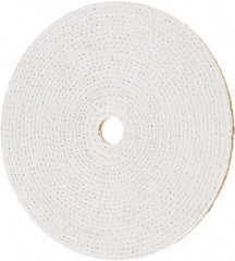 Value Collection - 12" Diam x 1/4" Thick Unmounted Buffing Wheel - 20 Ply, Polishing, 1-1/4" Arbor Hole, Hard Density - Eagle Tool & Supply