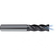 6mm Dia. - 57mm OAL - 4 FL Variable Helix Nano-A Carbide End Mill - Eagle Tool & Supply