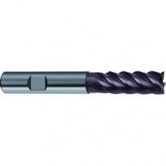 4mm Dia. - 57mm OAL - 5 FL Variable Helix Firex Carbide End Mill - Eagle Tool & Supply