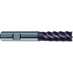 25mm Dia. - 121mm OAL - 5 FL Variable Helix Firex Carbide End Mill - Eagle Tool & Supply