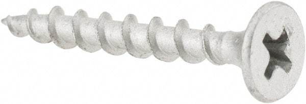 Value Collection - #6 Bugle Head, Phillips Steel Deck Screw - 1-1/4" OAL, Galvanized, Grade 2 - Eagle Tool & Supply