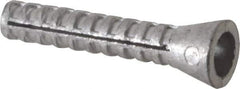 Value Collection - 1/4" Diam, 1/4" Drill, 1-1/2" OAL, 1" Min Embedment Plug Concrete Anchor - Lead Alloy - Eagle Tool & Supply