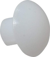 Made in USA - 1/8" Body Diam, Round Acetal Solid Rivet - 1/8" Length Under Head, 1/4" Head Diam x 0.068" Head Height - Eagle Tool & Supply