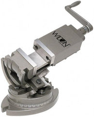 Wilton - 6" Jaw Width, 6" Jaw Opening Capacity, 3-Way Angle Swivel Machine Vise - Manual Operation, 1 Station, 19" Long x 13-1/4" High x 1-3/4" Deep, Alloy Steel - Eagle Tool & Supply
