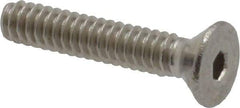 Value Collection - #4-40 UNC Hex Socket Drive, 82° Flat Screw - Grade 18-8 Stainless Steel, 5/8" OAL - Eagle Tool & Supply
