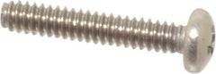 Value Collection - #4-40 UNC, 5/8" Length Under Head Phillips Drive Machine Screw - Pan Head, Grade 18-8 Stainless Steel, Uncoated, Without Washer - Eagle Tool & Supply