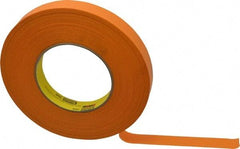 3M - 3/4" Wide x 60 Yd Long Orange Paper Masking Tape - Series 2525, 9.5 mil Thick, 49 In/Lb Tensile Strength - Eagle Tool & Supply