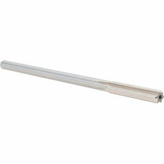 Alvord Polk - 0.317" High Speed Steel 6 Flute Chucking Reamer - Straight Flute, 0.2792" Straight Shank, 1-1/2" Flute Length, 6" OAL - Eagle Tool & Supply