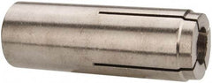 Powers Fasteners - 5/8" Diam, 7/8" Drill, 2-1/4" Min Embedment Drop-In Concrete Anchor - 303 Stainless Steel, 1-3/16" Thread Length - Eagle Tool & Supply