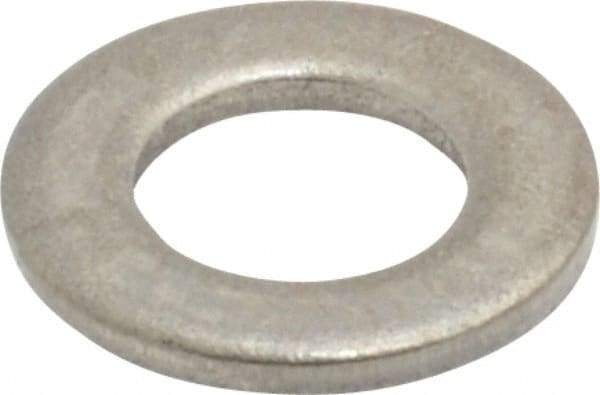Value Collection - M5 Screw, Grade 18-8 Stainless Steel Standard Flat Washer - 5.3mm ID x 10mm OD, 1mm Thick - Eagle Tool & Supply