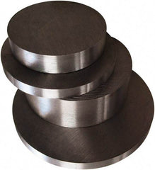 Value Collection - 8 Inch Diameter, 2 Inch Long, S-7 Hi-Shock Decarb Free Tool Steel Round - +0.070/+0.150 Inch Tolerance, Stock Length - Eagle Tool & Supply