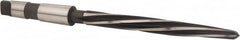 Alvord Polk - 1-3/8" Reamer Diam, 1-1/16" Small End Diam, 4MT Morse Taper Shank, 7-3/8" Flute, Bridge Reamer - Eagle Tool & Supply