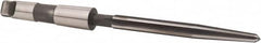 Alvord Polk - 1-1/16" Reamer Diam, 3/4" Small End Diam, 3MT Morse Taper Shank, 7-3/8" Flute, Bridge Reamer - Eagle Tool & Supply