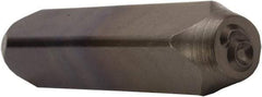 C.H. Hanson - 5/32" Character Size, 6 Character, Heavy Duty Individual Steel Stamp - Eagle Tool & Supply
