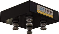 Jergens - 130mm Long x 130mm Wide x 130mm High Steel Fixture Plate - 130mm Plate Thickness - Eagle Tool & Supply