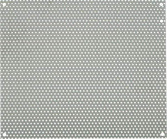 nVent Hoffman - 10-1/4" OAW x 12-1/4" OAH Powder Coat Finish Electrical Enclosure Perforated Panel - 14" x 12" Box, 16 Gauge Steel, Use with A14N124/A14N126/A14N128 - Eagle Tool & Supply