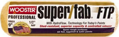 Wooster Brush - 1/2" Nap, 9" Wide Paint Roller - Semi-Rough Texture, Synthetic Knit - Eagle Tool & Supply