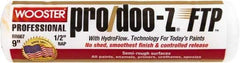 Wooster Brush - 1/2" Nap, 9" Wide Paint Roller - Semi-Rough Texture, Woven - Eagle Tool & Supply