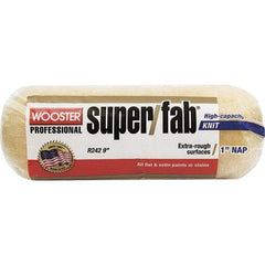 Wooster Brush - 1" Nap, 9" Wide Paint Roller - Rough Texture, Synthetic Knit - Eagle Tool & Supply