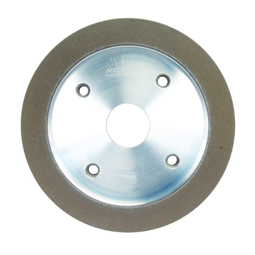 6 x 3/4 x 1-1/4" - 1/16" Abrasive Depth - 150 Grit - Type 15V9 Diamond Dish Wheel - Eagle Tool & Supply