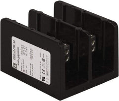 Square D - 2 Poles, 350 (Copper) Amp, Phenolic Power Distribution Block - 600 VAC, 2 Primary Connection - Eagle Tool & Supply