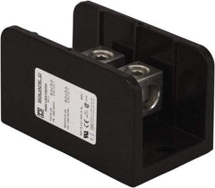 Square D - 1 Pole, 500 (Aluminium), 620 (Copper) Amp, Phenolic Power Distribution Block - 600 VAC, 2 Primary Connection - Eagle Tool & Supply