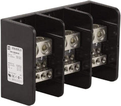 Square D - 3 Poles, 760 (Copper) Amp, Phenolic Power Distribution Block - 600 VAC, 2 Primary Connection - Eagle Tool & Supply