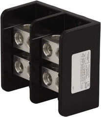 Square D - 2 Poles, 620 (Aluminium), 760 (Copper) Amp, Phenolic Power Distribution Block - 600 VAC, 2 Primary Connection - Eagle Tool & Supply