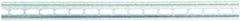 Square D - 48 Inch Long x 0.81 Inch Wide x 0.22 Inch High, Steel Mounting Track - Eagle Tool & Supply
