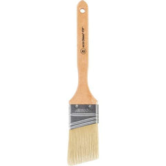 Wooster Brush - 2" Angled Synthetic Sash Brush - 2-11/16" Bristle Length, 7-7/8" Maple Fluted Handle - Eagle Tool & Supply