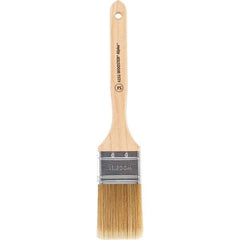 Wooster Brush - 2" Flat Synthetic Sash Brush - 2-11/16" Bristle Length, 7-7/8" Maple Fluted Handle - Eagle Tool & Supply