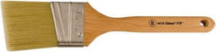 Wooster Brush - 2-1/2" Angled Synthetic Sash Brush - 2-15/16" Bristle Length, 7-7/8" Maple Fluted Handle - Eagle Tool & Supply