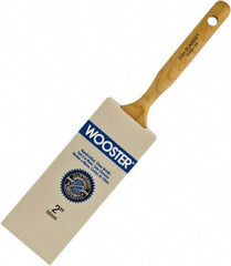 Wooster Brush - 2" Flat Hog Varnish Brush - 2-7/16" Bristle Length, 6-1/4" Maple Dowel Handle - Eagle Tool & Supply