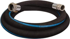 Alliance Hose & Rubber - 1-1/2" ID x 1.87 OD, 150 Working psi, Black Synthetic Rubber Water & Discharge Hose - Male x Female Camlock Ends, 20' Long, -25 to 200°F - Eagle Tool & Supply