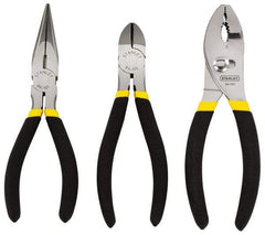 Stanley - 3 Piece Plier Set - Comes in Display Card - Eagle Tool & Supply