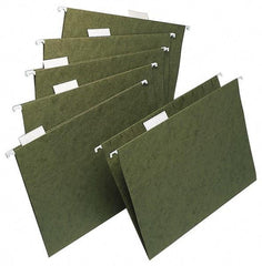 UNIVERSAL - 10 x 15", Legal, Green, Hanging File Folder - 1/3 Tab Cut Location - Eagle Tool & Supply