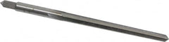 Alvord Polk - #2/0 Pin, 0.1462" Diam, 0.1137" Small End, 0.1562" Diam Straight Shank, 1-9/16" Flute, Taper Pin Reamer - Eagle Tool & Supply