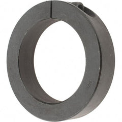 Value Collection - 2-7/16" Bore, Steel, One Piece One Piece Split Shaft Collar - 3-1/2" Outside Diam, 3/4" Wide - Eagle Tool & Supply